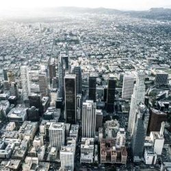 Los Angeles view from Helicopter