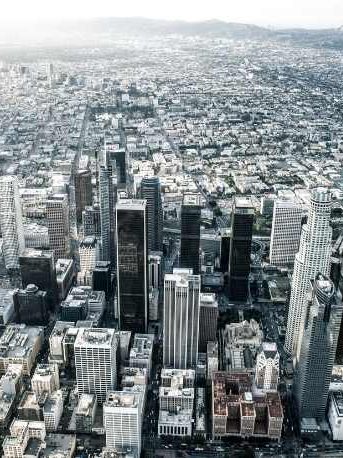 Los Angeles view from Helicopter Los Angeles view from Helicopter
