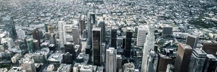 Los Angeles view from Helicopter